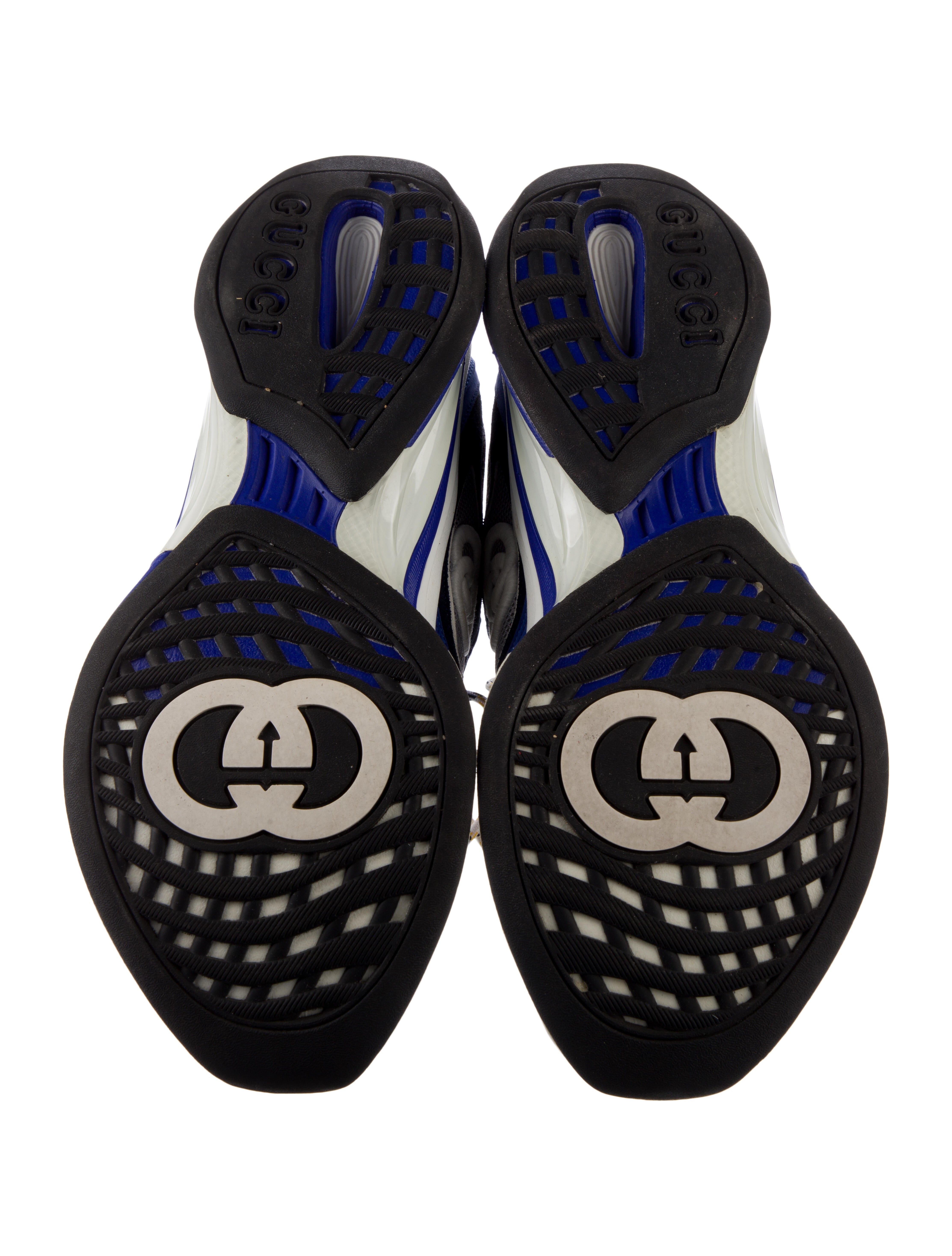 Gucci Interlocking G Logo Suede Athletic Sneakers